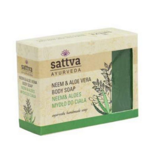 Ayurvedikus szappan - neem és aloe gyógynövényekkel