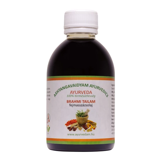 Brahmi Thailam - Ayurveda fejmasszázsolaj 200 ml