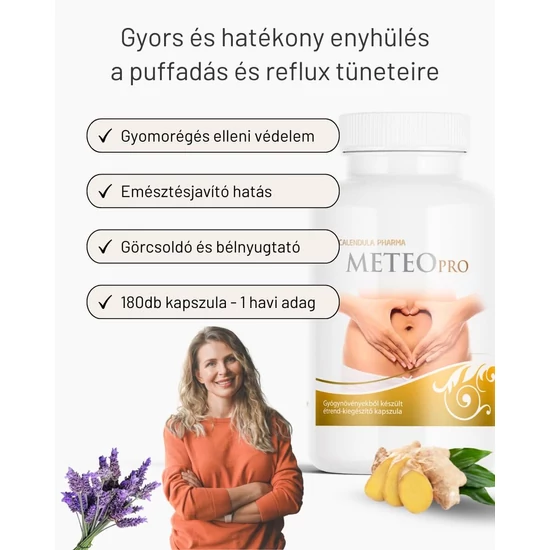 Meteopro (180) - puffadásra, refluxra