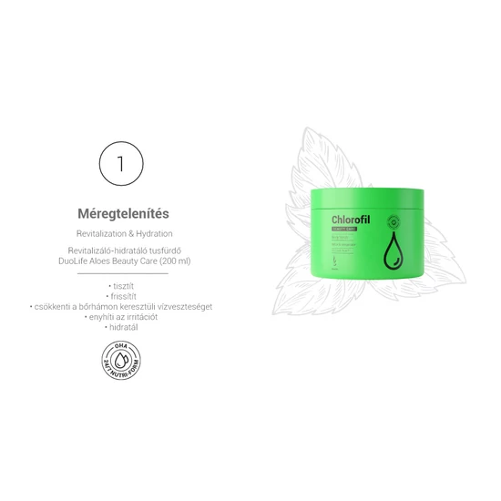 DuoLife Beauty Care Chlorofil Body Scrub - Testradír